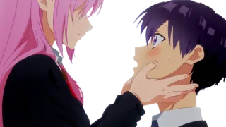 🤗 9f39b76c anime, romance, couple, cute, manga whatsapp sticker