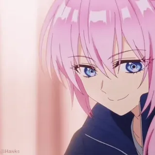 😁 04fea033 anime, garota, cabelo rosa, mangá, fofa telegram sticker