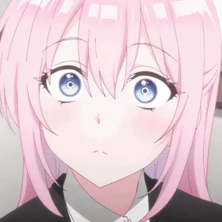 🍬 901dc7b4 Anime, Chica, pelo rosa, linda, Manga, Retrato telegram sticker