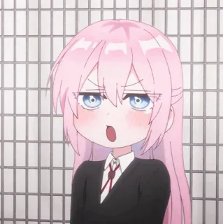 🍬 cd09628f Anime, Chibi, Pelo rosa, Lindo, Chica telegram sticker