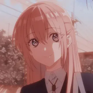 📎 44246073 Anime, Meisje, Cartoon, Personage, Portret whatsapp sticker