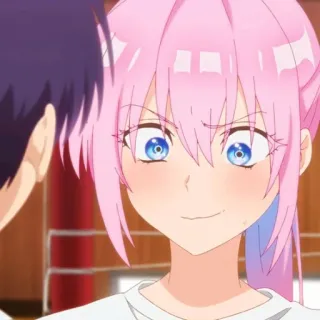 📎 4e23dfe6 Anime, Roze haar, Cartoon, Meisje whatsapp sticker