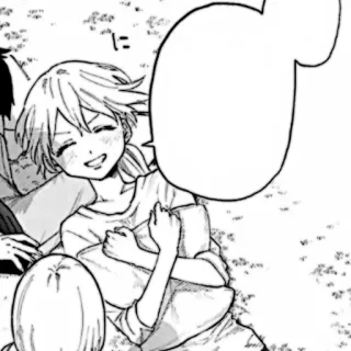 🎧 2729be14 に Anime, Manga, Uśmiech, Dymek whatsapp sticker