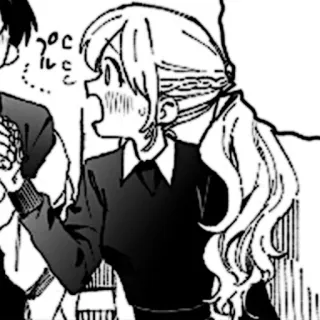 🎧 6e00bdc5 ぷ Anime, Manga, Dziewczyna, Zszokowana, Zaskoczona, Wyraz whatsapp sticker