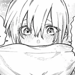 🎧 7348103a Anime, Manga, Ilustracja, Słodkie, Rumieniący się, Portret whatsapp sticker