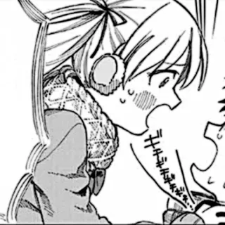 🎧 8da8a38b ギギギギギ Manga, Kreskówka, Japoński, Anime whatsapp sticker