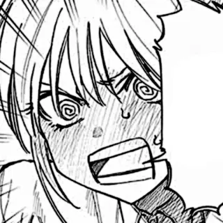 🎧 ef2acdb3 Anime, Manga, Szok, Twarz, Emocja, Wyraz whatsapp sticker