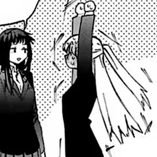 🎧 f4de44ab Anime, Manga, Kreskówka, Uczennica, Poza whatsapp sticker