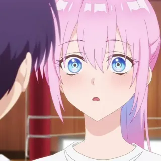 🐻 5912f8ca アニメ, 女の子, ピンク髪, かわいい telegram sticker