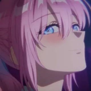 ☁️ 2c816277 anime, pink hair, woman, girl, character whatsapp sticker