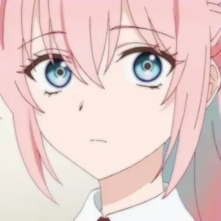 🔮 1103d1d8 アニメ, 女の子, ピンク髪, かわいい, ポートレート, 漫画 telegram sticker