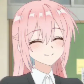 🔮 52b1f134 アニメ, 漫画, ピンク髪, 女性, 笑顔, かわいい telegram sticker