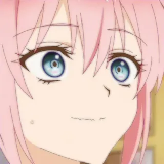 🔮 fd0adc78 アニメガール, ピンク髪, かわいい, アニメ, マンガ telegram sticker