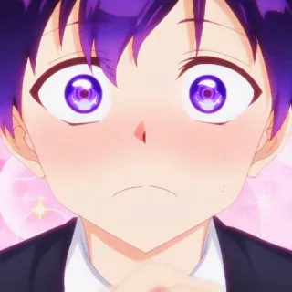 🎭 5a094689 Anime, Manga, Imut, Blush, Rambut ungu telegram sticker