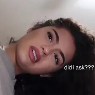 😡 ae7d45eb did i ask??? 表情, 質問, ミーム, 皮肉, 態度 telegram sticker