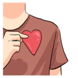 ❤ 086fb048 หัวใจ, ความรัก, ชี้, ตัวละคร telegram sticker