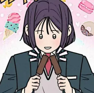 📱 bfd6077b Anime, Manga, Ijs, Dessert, Schattig, Lolly, Kawaii telegram sticker