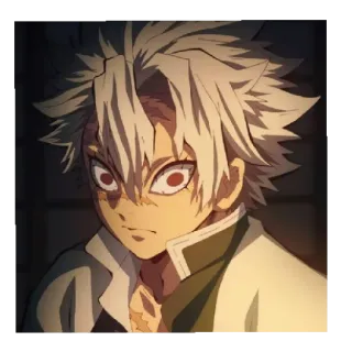 😄 e6071c91 Sanemi Shinazugawa Demon Slayer อนิเมะ, ดาบพิฆาตอสูร, ชินาสึกาวะ ซาเนมิ, ตัวละคร, โกรธ, มีแผลเป็น telegram sticker