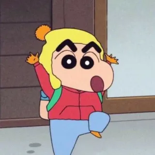 🐧 20b87ed1 Shin-chan cartoon, anime, character, funny telegram sticker