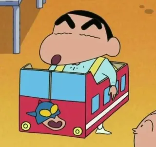 🐧 354ae0ce Shin-chan Nohara Crayon Shin-chan anime, cartoon, crayon shin chan, shin chan, japanese animation, character, box costume telegram sticker