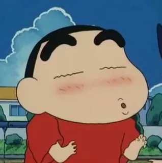 🐧 5d6484ed Shin-chan Crayon Shin-chan anime, cartoon, child, funny, cute telegram sticker