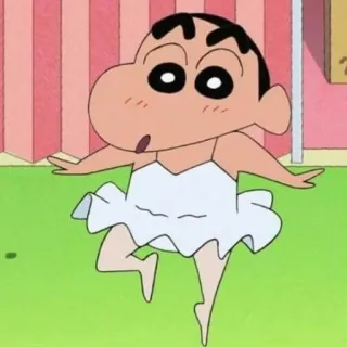 🐧 922e0b0b Shin-chan Crayon Shin-chan cartoon, anime, funny, child, dance, humor telegram sticker