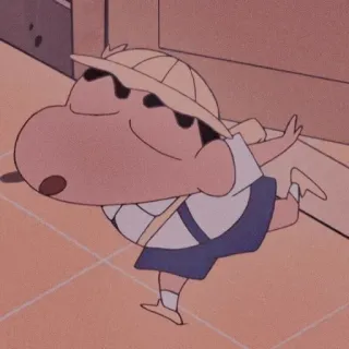 🍠 08a20d9a Shin-chan Crayon Shin-chan 애니메이션, 만화, 캐릭터, 아이, 소년 telegram sticker