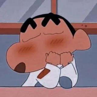 🍠 6ca0ef16 Shin-chan Crayon Shin-chan 애니메이션, 만화, 귀여운, 신짱구, 짱구는 못말려, 캐릭터 telegram sticker