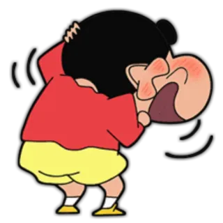 😚 5c635566 Shin-chan Nohara Crayon Shin-chan 卡通, 动漫, 喜剧, 角色, 搞笑, 蜡笔小新 telegram sticker