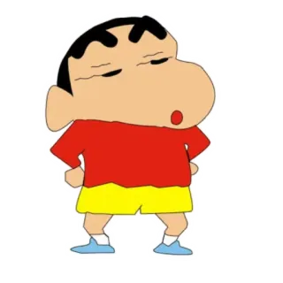😒 ae70412a Shin-chan 动漫, 卡通, 贴纸, 角色 telegram sticker