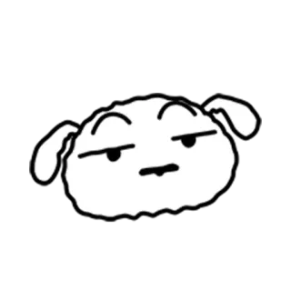 😐 efc78602 卡通, 人物, 绘画, 表情, 表情符号 telegram sticker