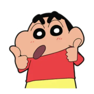 Shin chan whatsapp stickers
