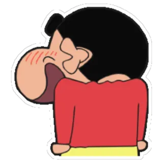 😅 86c15111 Shin-chan Nohara Crayon Shin-chan Dibujos animados, Anime, Bostezando, Shin-chan, Divertido telegram sticker