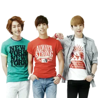 😄 c34f1ea9 NEW YORK NEW YORK 사람들, 그룹, 남성, 티셔츠, 패션 telegram sticker