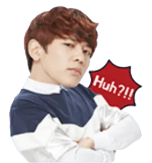 😠 6c9b9b13 Huh?!! 質問, イライラ, 疑問, うーん, 混乱, ステッカー telegram sticker