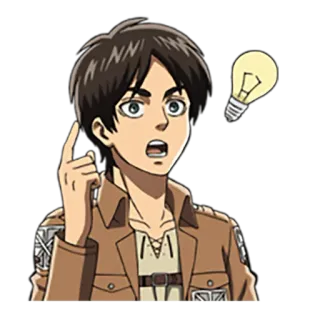 Shingeki No Kyojin telegram stickers