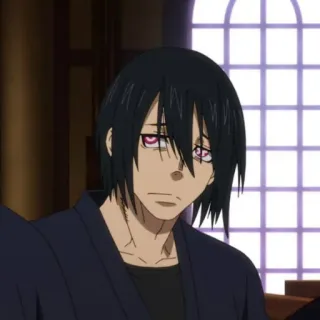 Shinmon Benimaru @StickersofAnime whatsapp stickers