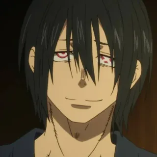 ⭕️ a222e82e Sho Kusakabe Fire Force anime, fire, character, Fire Force, Sho Kusakabe telegram sticker