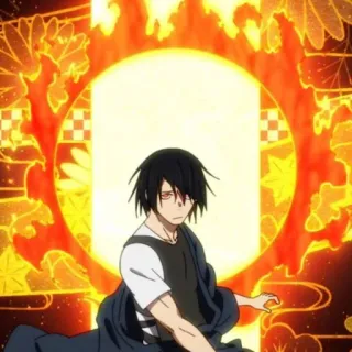 ⭕️ a83273f5 Fire Force anime, fire, character, manga telegram sticker