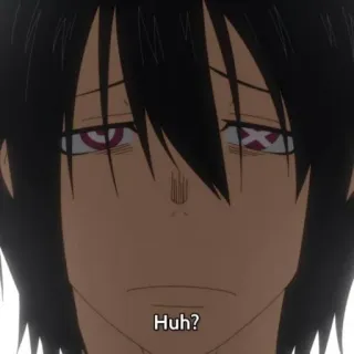 ⭕️ a88cf045 Huh? anime, question, confused, huh telegram sticker