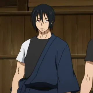 ⭕️ d8e444b9 Shinra Kusakabe Fire Force anime, character, fire force, shinra kusakabe telegram sticker