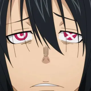 ⭕️ fa6aa856 Shinra Kusakabe Fire Force anime, fire force, shinra kusakabe, sad, exhausted, manga telegram sticker