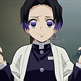 ☹️ 10004101 Shinobu Kocho Demon Slayer anime, demon slayer, shinobu kocho, manga telegram sticker