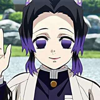 🙂 8f8ea3bc Shinobu Kocho Demon Slayer anime, demon slayer, shinobu kocho, manga, animated, cartoon telegram sticker