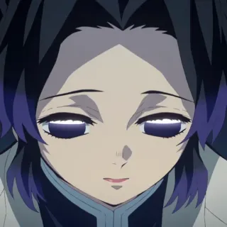 🙁 0f6a2eb1 Shinobu Kocho Demon Slayer 애니메이션, 귀멸의 칼날, 코쵸우 시노부, 캐릭터, 만화 telegram sticker