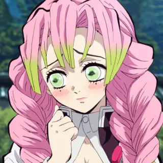 Shinobu Mitsuri Kanao - @Otakuzdream whatsapp stickers