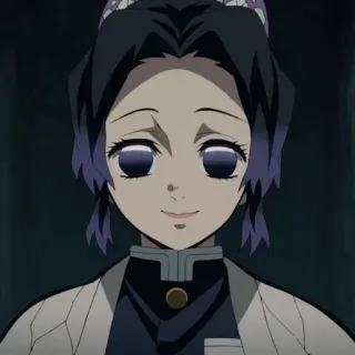 🦋 de4dfb88 Shinobu Kocho Demon Slayer 애니메이션, 귀멸의 칼날, 코쵸우 시노부, 만화, 인물 사진, 미소 telegram sticker