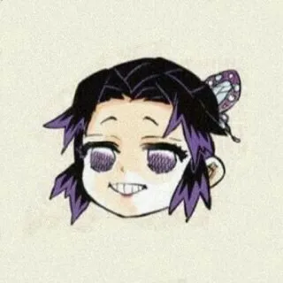 🤣 b198be71 Shinobu Kocho Demon Slayer Anime, Demon Slayer, Shinobu Kocho, Manga, Chibi, Lindo, Pegatina telegram sticker