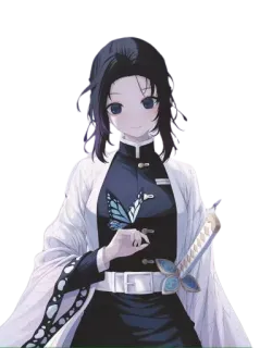 🙂 4e6f351e Shinobu Kocho Demon Slayer Anime, Charakter, Mädchen, Demon Slayer, Shinobu Kocho, Schmetterling, Schwert telegram sticker