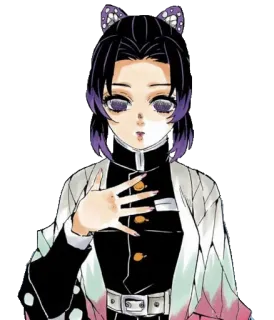 🦋 76c59b7f Shinobu Kocho Demon Slayer 애니메이션, 귀멸의 칼날, 코쵸우 시노부, 만화, 나비 telegram sticker